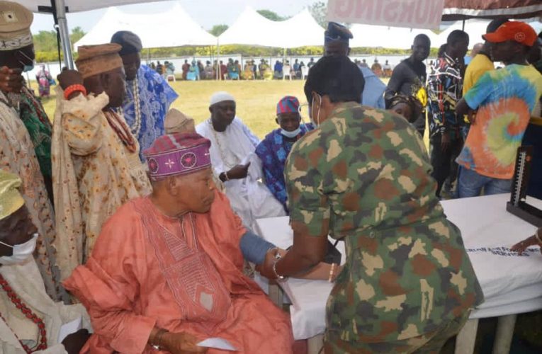 NAF FLAGS OFF CANCER SCREENING, FREE MEDICAL SERVICES FOR HOST COMMUNITIES IN IPETU-IJESHA, OSUN STATE.