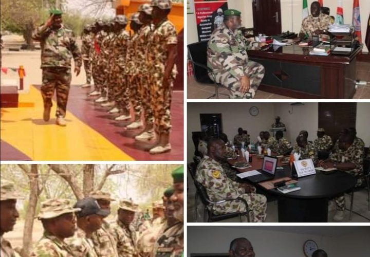 COMMANDER SECTOR 4 MNJTF VISITS HEADQUARTERS SECTOR 3 MNJTF IN MONGUNO.