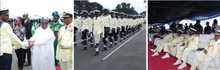 NNBTS POP : MINISTER OF DEFENCE LAUDS NAVY’S TRAINING STANDARD.
