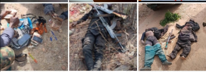 Troops Of Operation Forest Sanity Neutralized Bandits Recovered Arms And Ammunitions In Kaduna State.