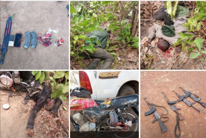 TROOPS OF OPERATION FOREST SANITY Neutralised Bandit, Recover Arms And Ammunitions In Kaduna State.