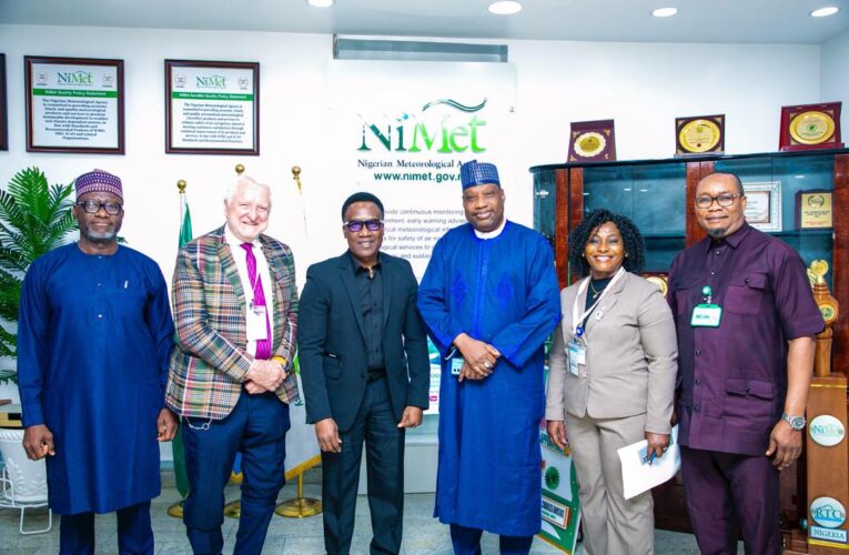 Photo News: NAMA MD/CEO And Avsatel MD/CEO Visit NiMet DG/CEO Anosike, Discuss Collaboration.