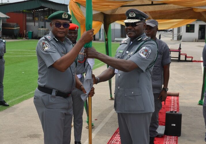 Comptroller Baba Imam Hands Over The Mantle Of Leadership Of Nigeria Customs Service Area 2 Command, Onne In Grand Style To Comptroller Mohammed .